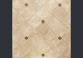A multi-layer sample of faux tile w. RS Crete.